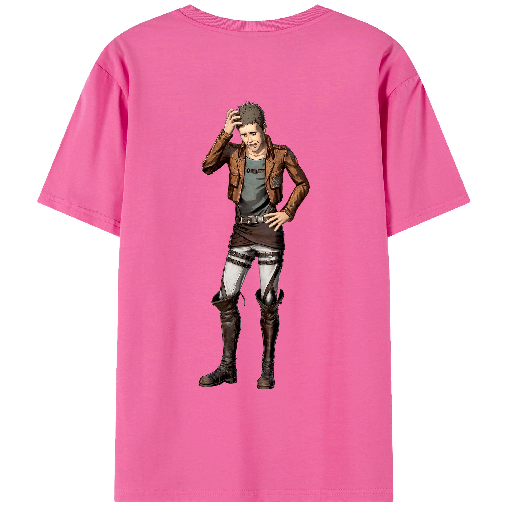 （画像用） 進撃の巨人 Attack on Titan レディース半袖Tシャツ(バックプリント)